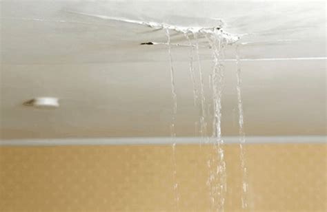 water damage apartment ceiling|What To Do When Water Is Leaking From Your。